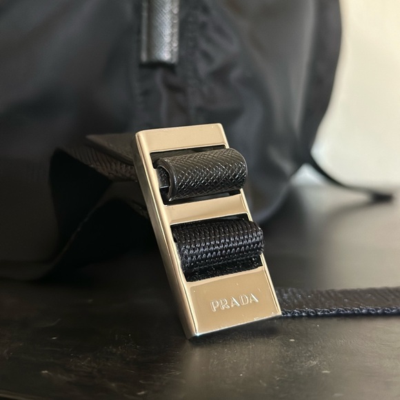 Prada Re-Nylon Black Drawstring Rucksack Backpack - Picture 5 of 5